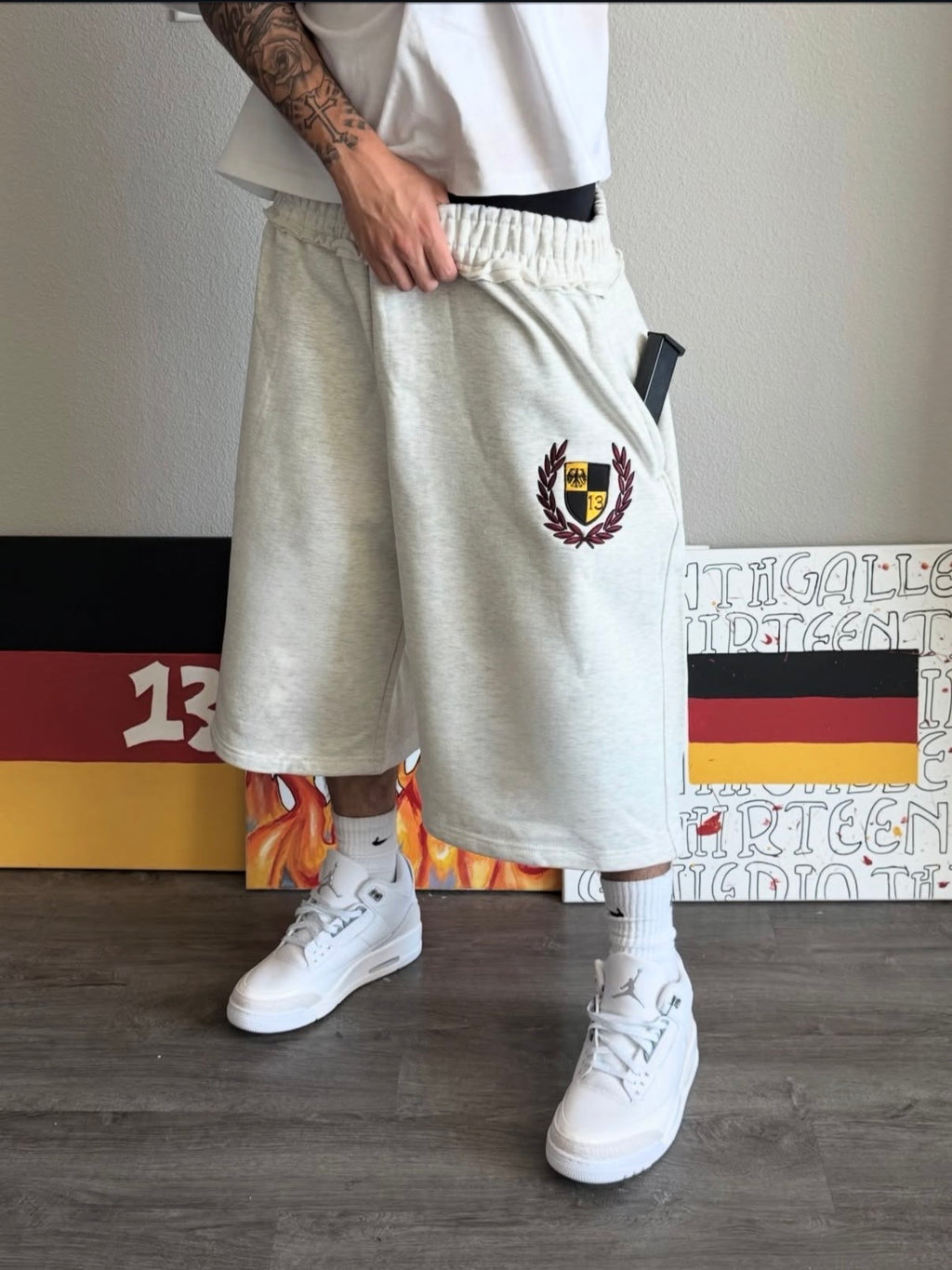 Badge Long Shorts
